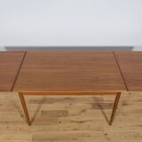 Mid Century Teak Extendable Dining Table, Denmark, 1960s