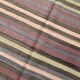 Tapis 5x7 nuances de gris, tapis en laine fait main, tapis kilim antique 153x220 cm