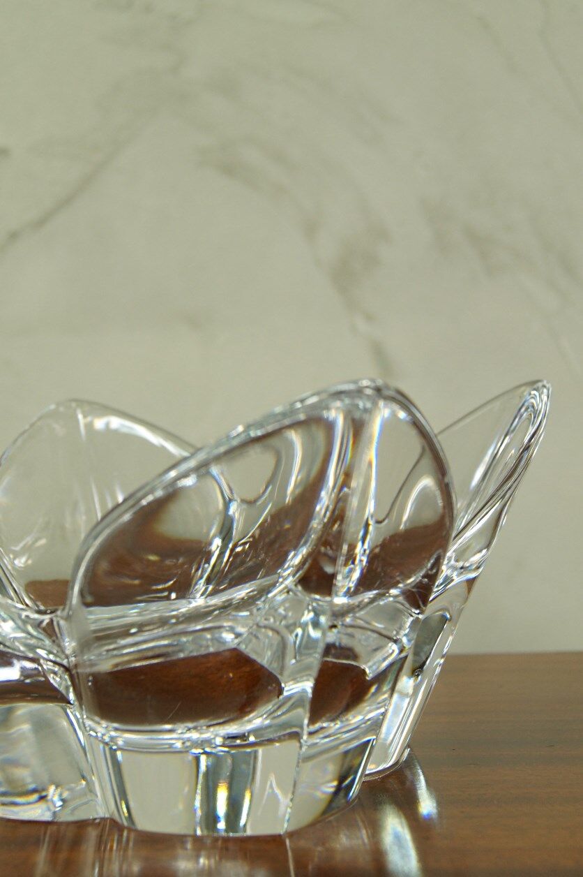 Crystal bowl by Sven Palmqvist for Orrefors, 1960