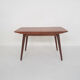 Louis van Teeffelen for Webe teak extendable dining table, The Netherlands 1950's