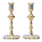 Set of 2 brass candlesticks Glinde Line