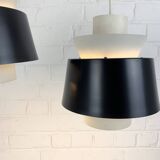 Pair of Tivoli Jørn Utzon pendant lights for Nordisk Solar Denmark, 1950-60s