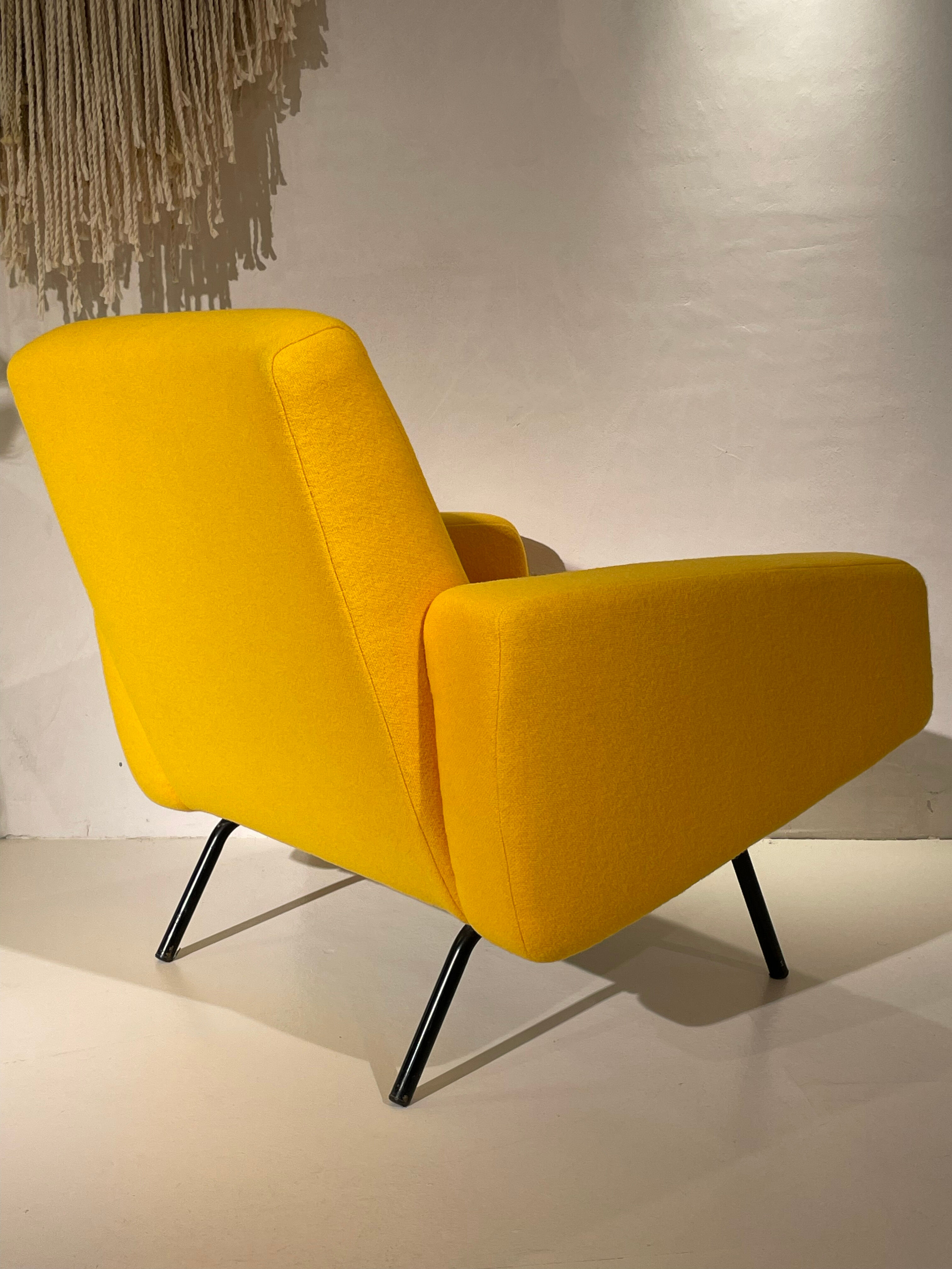 Armchair 743 by Joseph-André Motte for Steiner