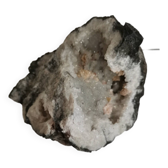 Géode de calcite avec cristaux