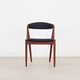Set of four teak chairs, Danish design, 1970s, designer: Kai Kristiansen