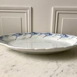 Oval iron clay dish K&G Lunéville model "Angèle" late 19th century