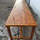 Old country farmhouse table of 3m50 for 12 people with rustic fir spacers