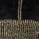 Midnight shapes from M’rirt tied by hand | 254 cm x 358 cm
