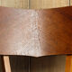 Set of 2 chairs, moleskine and wood