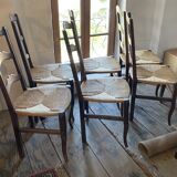 Ancienne chaise paille