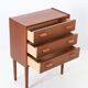 Rare teak chest of drawers by Carl Aage Skov for Munch Møbler / Mid-century Danish modern design / 1960s