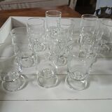 11 vintage stemware