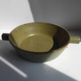 Coupe en grès émaillé céladon