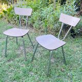 2 Formica chairs from the 50s/60s