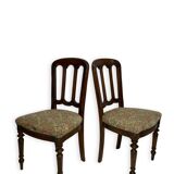 Ensemble de quatre chaises de style Umbertine