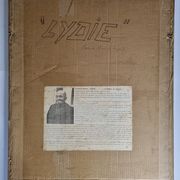 Etude de nu "Lydie" signée de François Xavier Josse, années 50, 71 x 54 cm