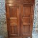 18th-century French antique cherry wood wardrobe – Rustic sideboard