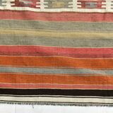 Red & Brown Turkish Kilim Rug 140x243Cm SK 35178