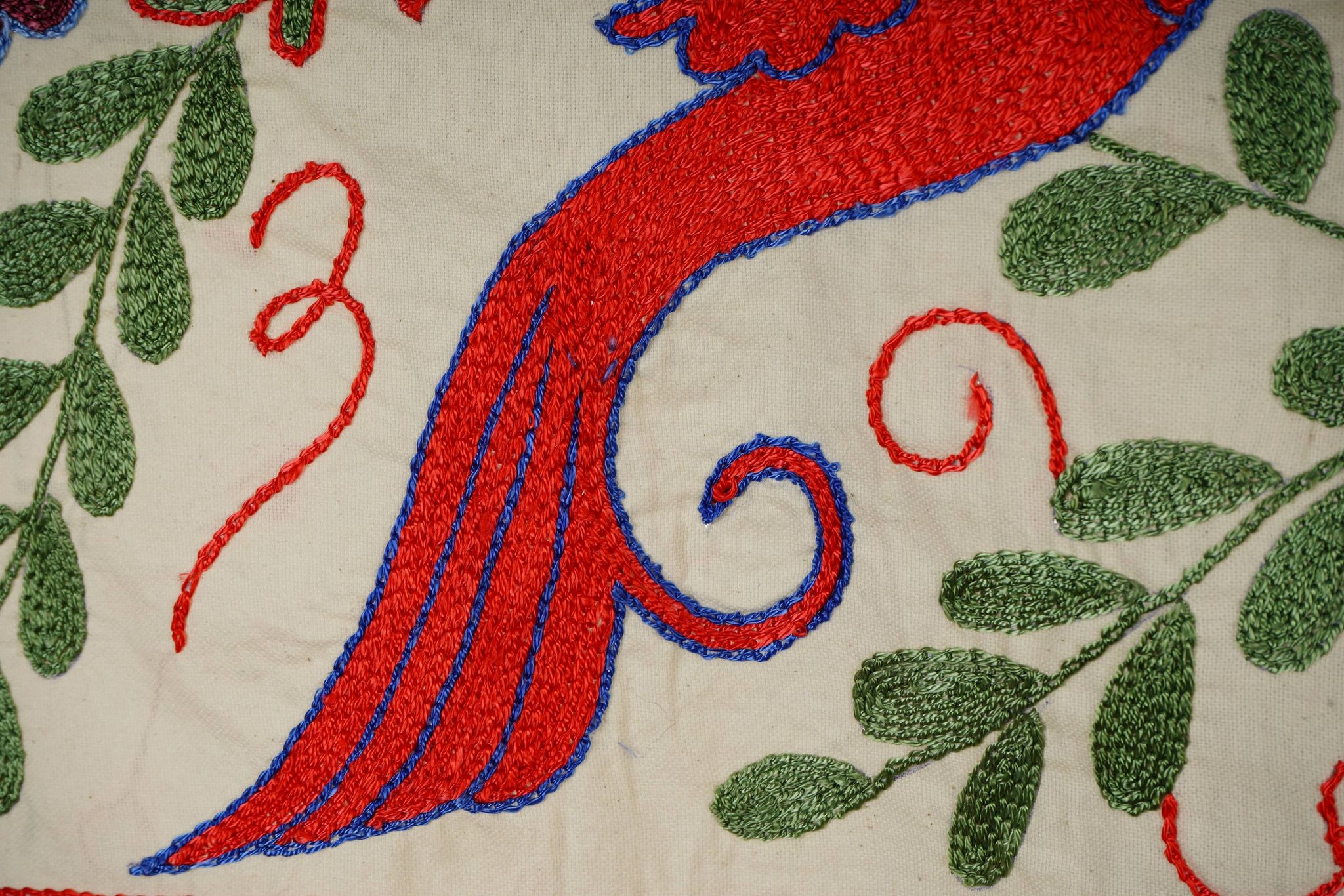 Tapis turc vintage noué à la main 44x96 cm