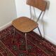 Lot de 6 chaises en formica bois foncé