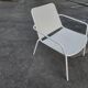 Vintage garden metal armchair