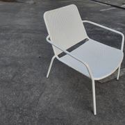 Fauteuil en métal de jardin vintage