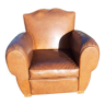 Club armchair of the 30s in imitation leather