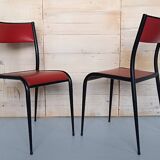 Set of 2 restored Mullca 510 chairs