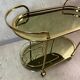 Brass serving trolley