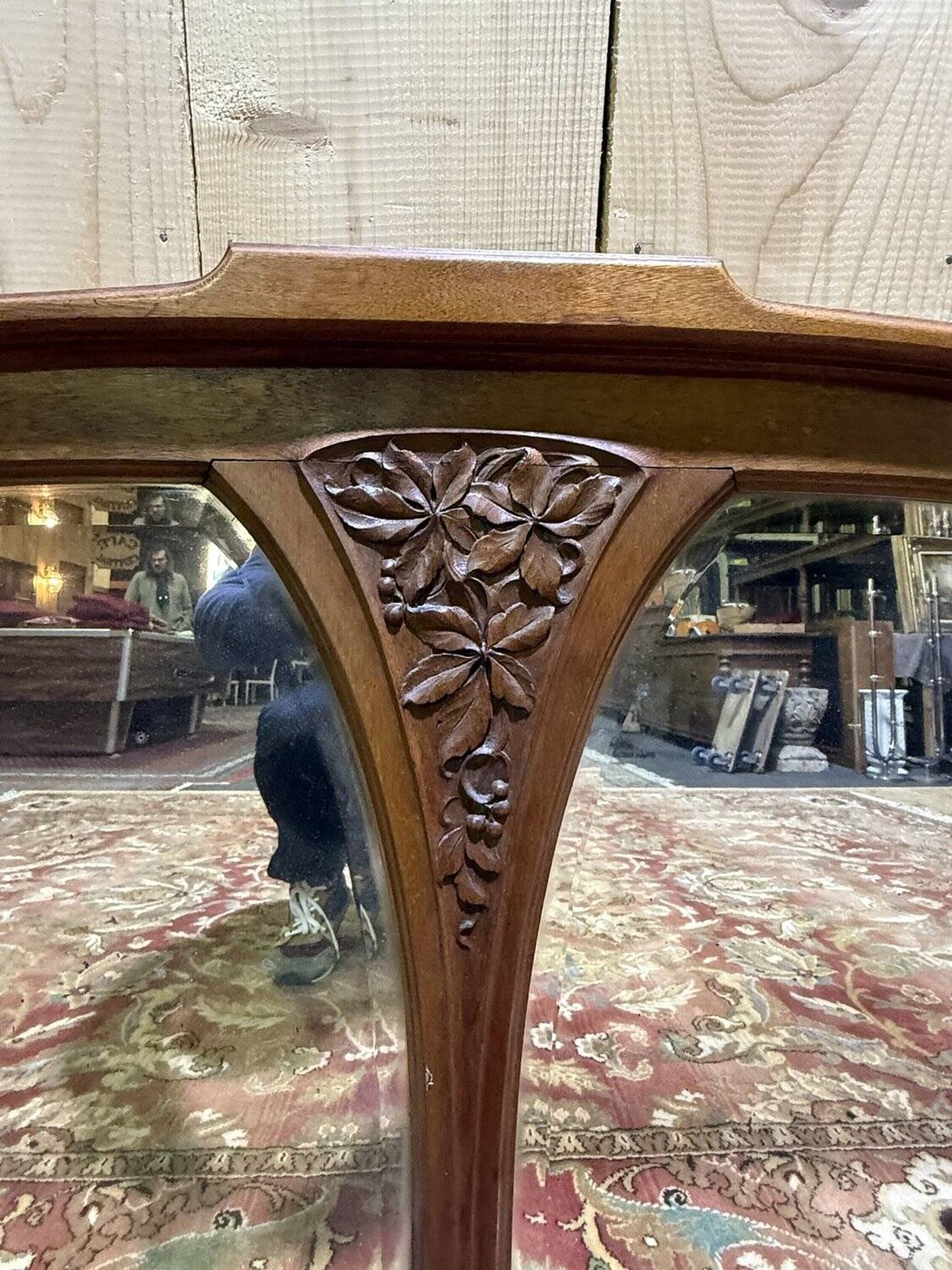 Miroir de brasserie - bistrot Art Déco