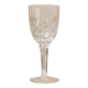 Verre à vin en cristal transparent XL Saint Louis avec une tige taillée, France, années 1930.
