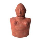 Mexican terracotta bust, 70s