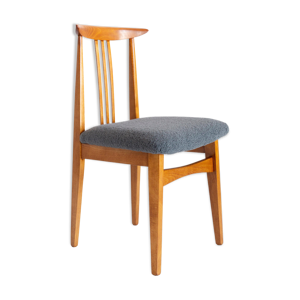 chaise en bouclé gris,