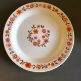 Lot of 8 vintage dessert plates 70