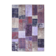 Purple tones vintage patchwork rug 304x215cm