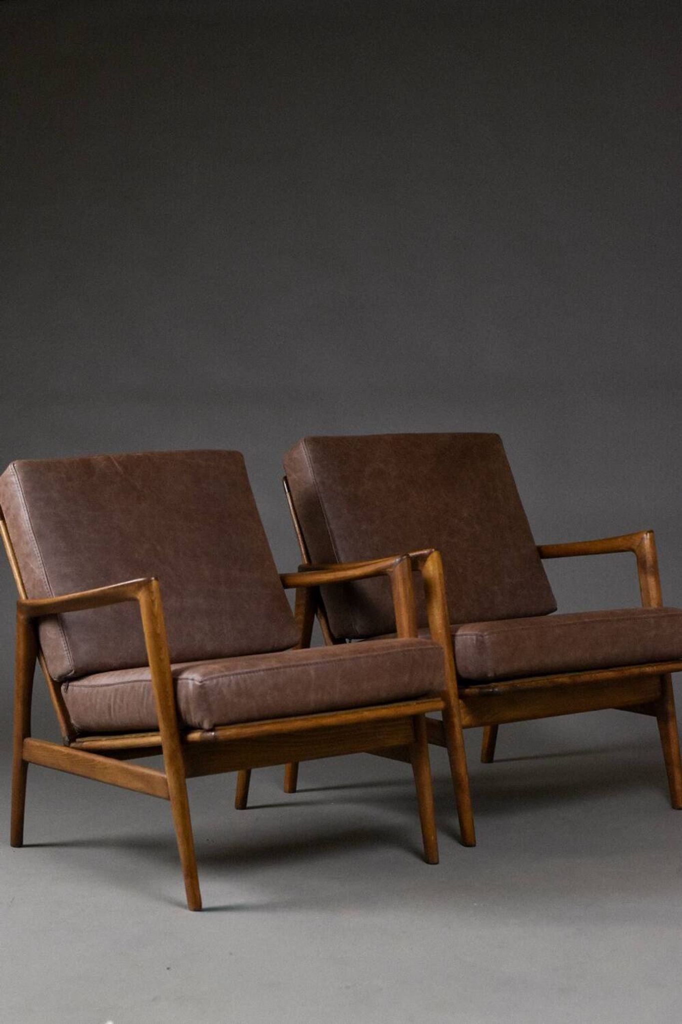 Stefan Armchairs from Swarzędzkie Fabryki Mebli, Poland, 1960s, Set of