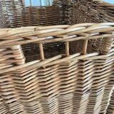 Wicker laundry basket
