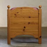 Vintage mid-century Danish pine lounge chair, 1970s