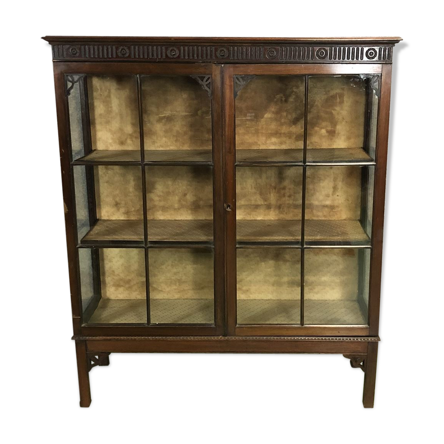 Showcase mahogany XIX