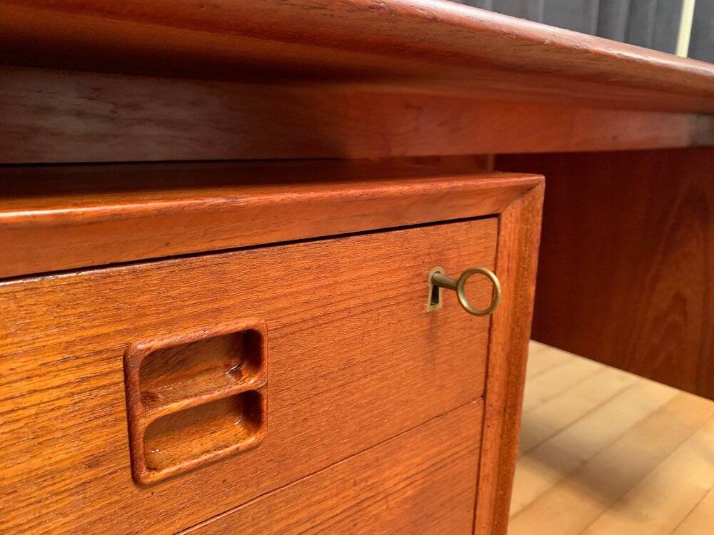 Double-sided desk attributed to Arne Vodder from Brouer Møbelfabrik, Denmark, 1960s