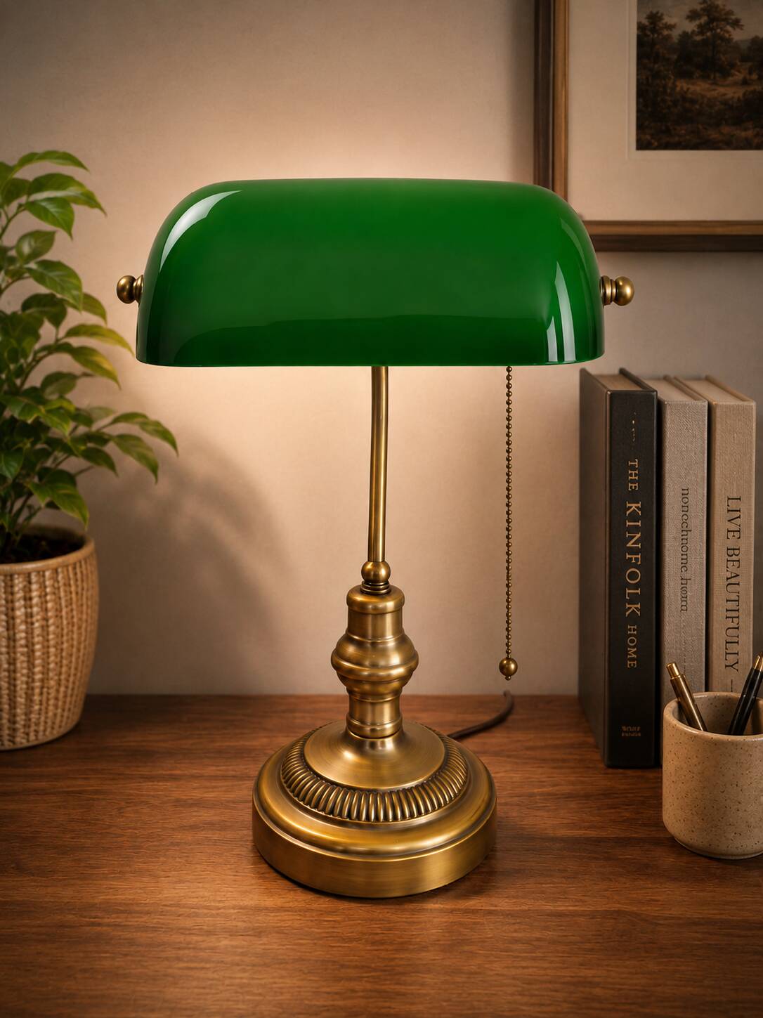 Banker's lamp - clerk