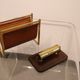 Desk accessories - letter holder & calendar - by Delvaux - Belgium - 1970's