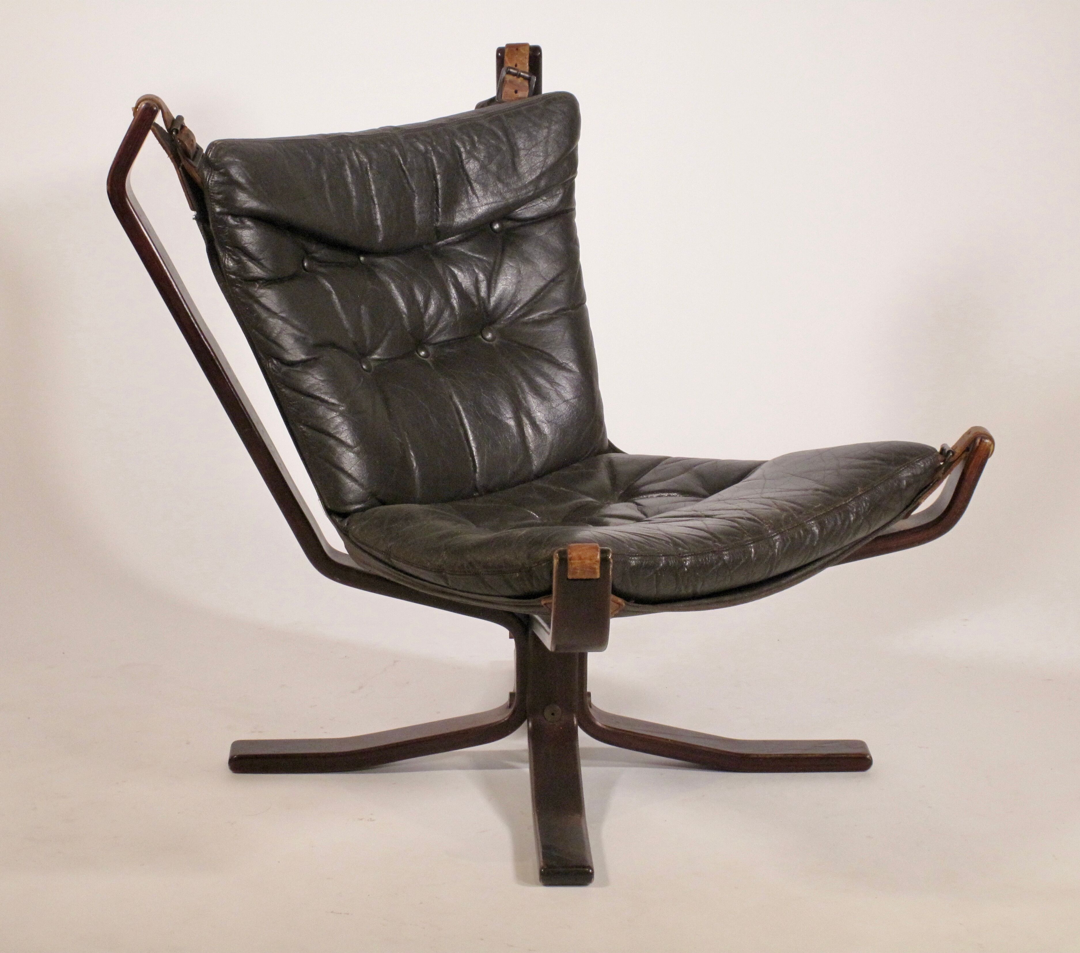 Fauteuil "falcon" de Sigurd Ressel, Norvège 1970