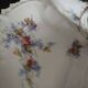 Serving dish beggar porcelain flowered Limoges early 20th century