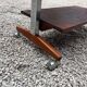 Vintage wood and metal console