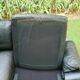 1970s leather three-seater sofa