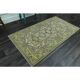 1970s vintage Turkish Oushak handmade wool cotton green area rug 115x205