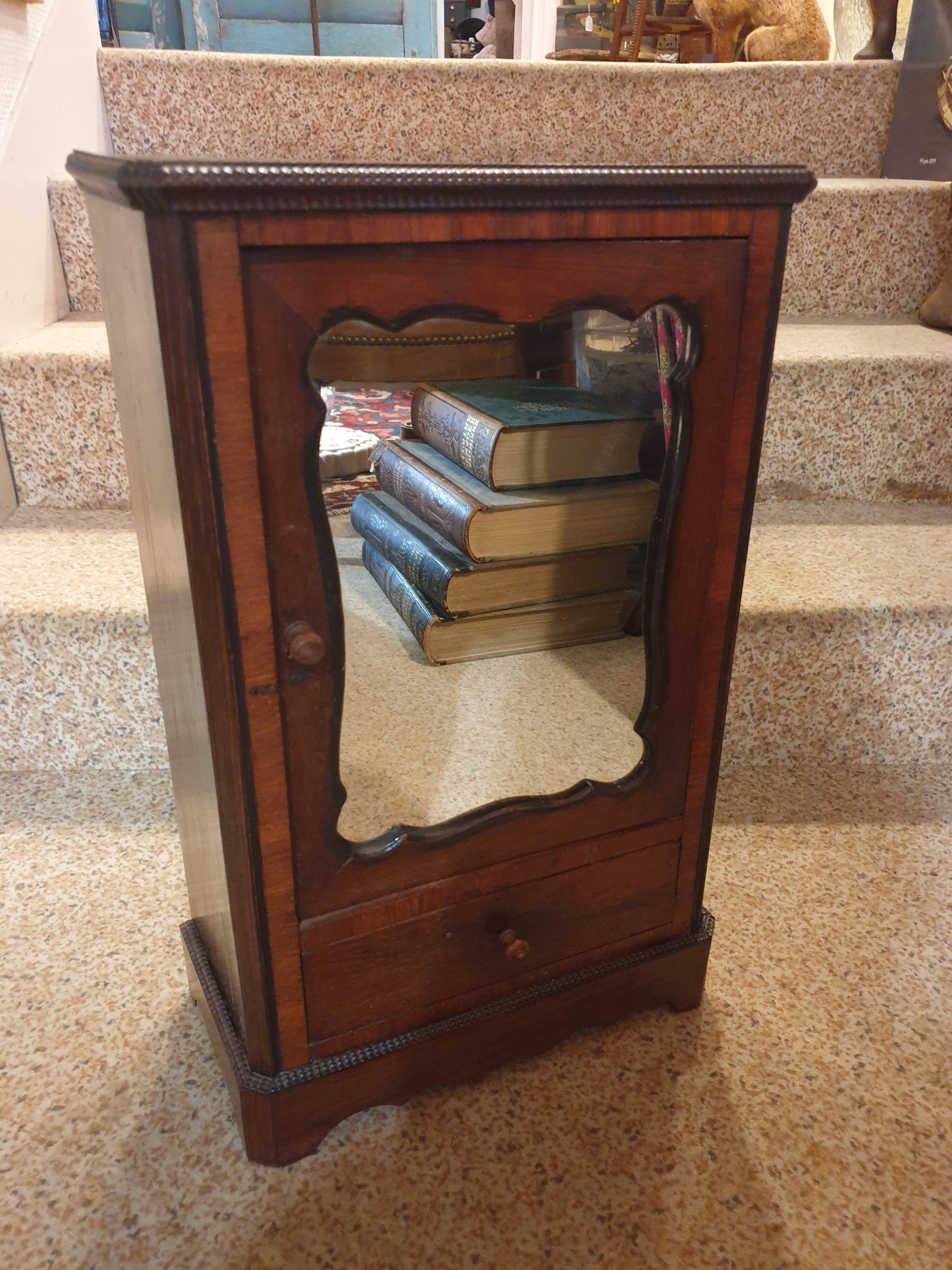 Antique doll cabinet