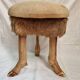Tripod stool brutalist deer from 1970