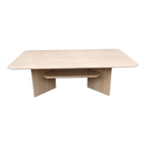 Travertine coffee table